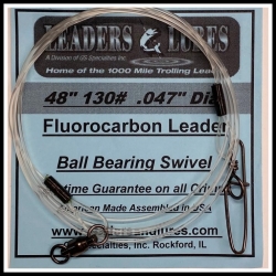 130# 48" Fluorocarbon Leader